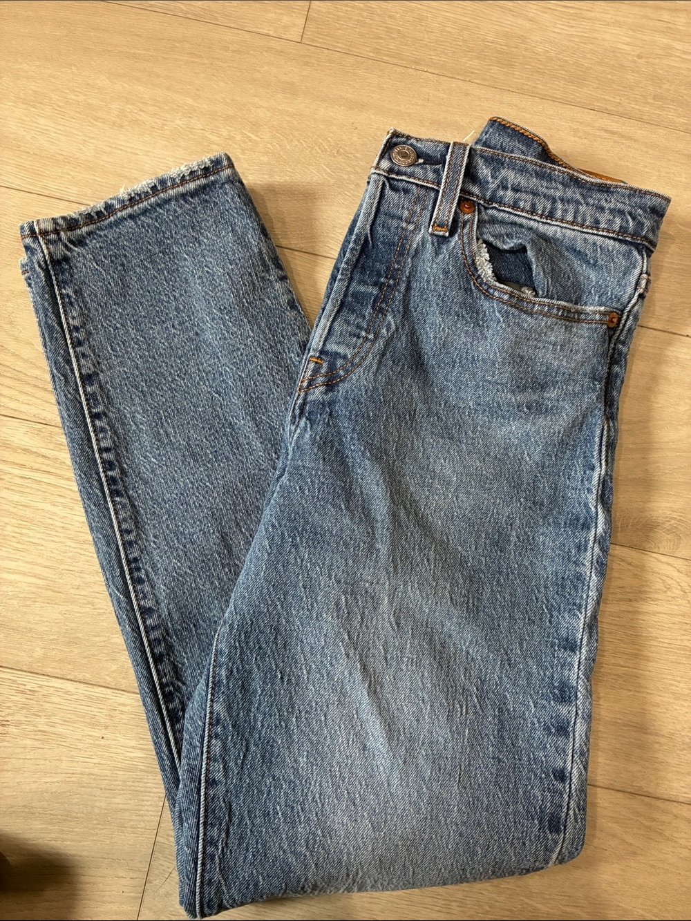 Levi's High Rise Wedgie Jeans - Blue - Picture 2 of 4